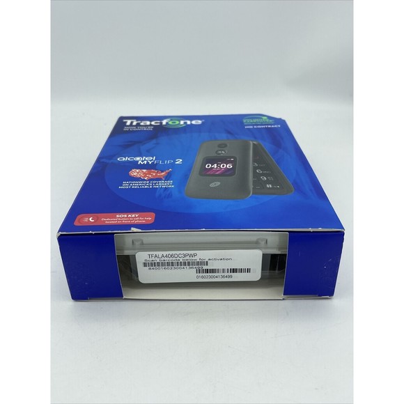 Tracfone Alcatel MY FLIP 2 (A406DL) Prepaid Flip Phone T9 - - Picture 2 of 8